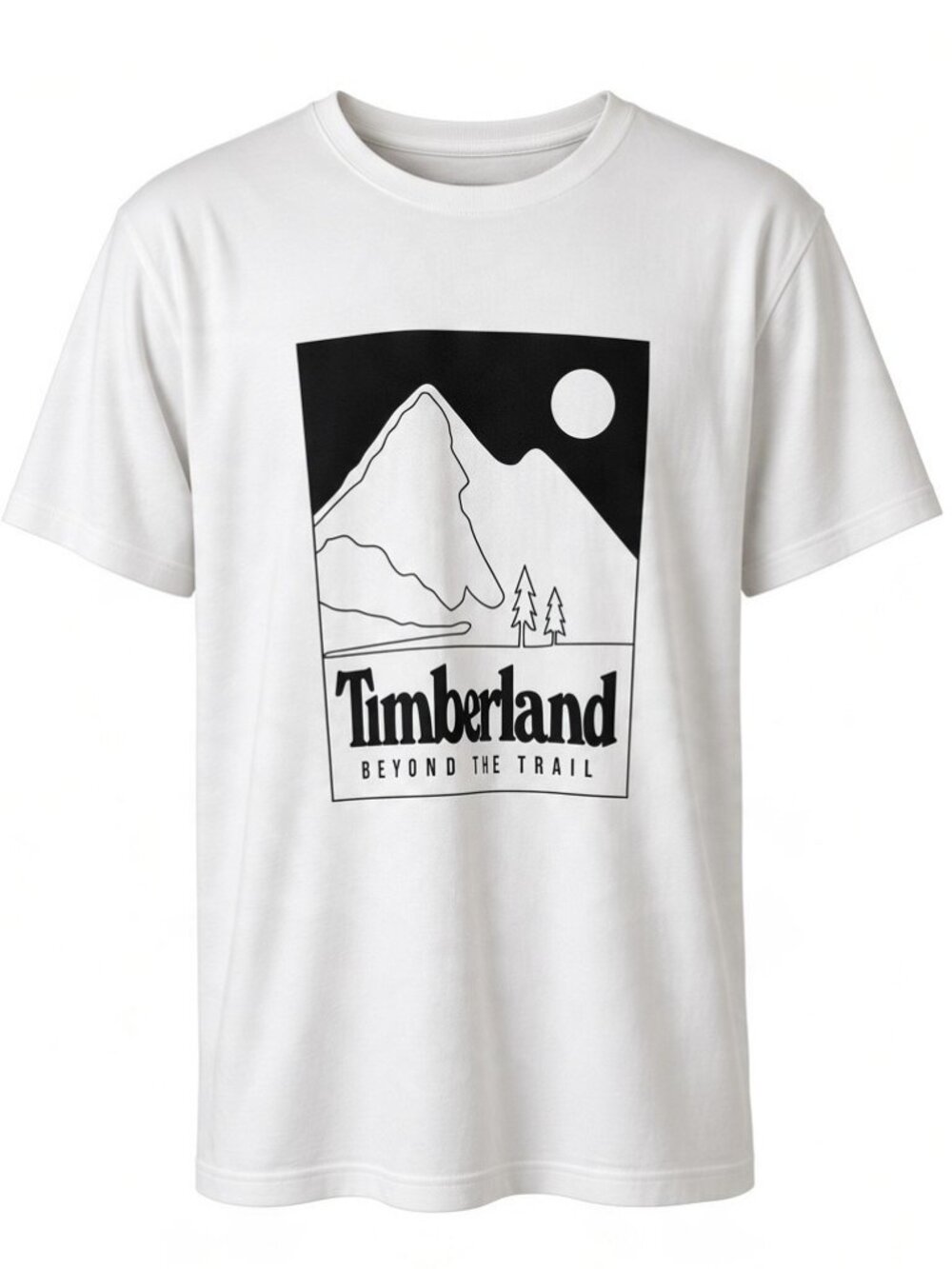 Timberland NEW White T Shirt Men's XL 100% Cotton Casual Gorpcore Outdoor Hiking